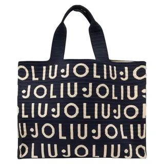 Liu•Jo Knitted Logo Shopper Polyurethan Blue