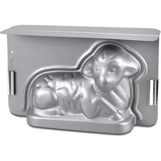 Städter we love baking Osterlämmchen 3D Backform, hochwertige Antihaftbeschichtung, Osterlamm Backform aus Metall, PFAS-frei, 22,5 x 14 x 7 cm, hitzebeständig bis 230 °C
