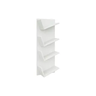 VCM Lansi Bücherregal 33 x 16 x 90 cm Weiß