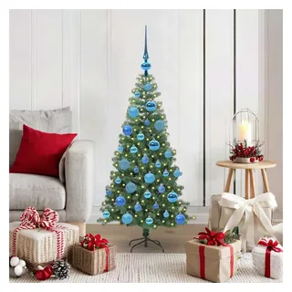 vidaXL Weihnachtsbaum mit 150 LEDs mit Ständer Grün 120 cm