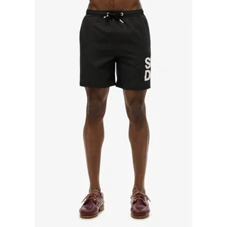 Superdry Sportswear Logo 17 ́ ́ Badeshorts - Black - S