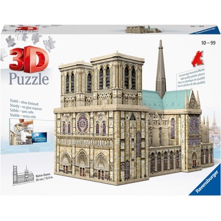 Ravensburger 3D-Puzzle Notre Dame de Paris, 324 Puzzleteile, Made in Europe, FSC® - schützt Wald - weltweit bunt