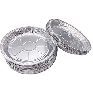 Premium-Kuchenformen aus Aluminiumfolie, 22,9 cm, 50 Stück Einweg-Teller aus Blech für Torten und Quiche.