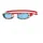 Schwimmbrille weiß rot tint blau klein