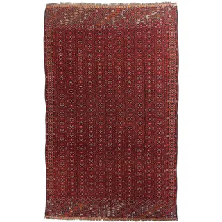 Nain Trading Orientteppich Kelim Fars 207x335 Handgewebter Orientteppich / Perserteppich, rechteckig, Höhe: 5 mm rot