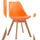 Kunstleder orange/natura