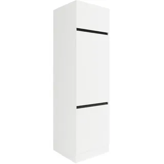 Optifit Küchen-Hochschrank f. Kühlschr. 60x206,8x57,1cm Luca932 Weiß Anthra.