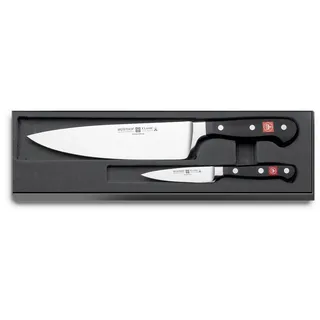 Wüsthof Messersatz 2-teilig, Classic (9755), Profi-Messerset inkl. Kochmesser (20 cm Klinge) und Gemüsemesser (9 cm), sehr scharfe Kochmesser