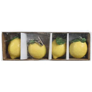 Decoris Tischdeckenbeschwerer Zitrone 16x5x4cm Keramik Tischdeckengewichte Gewichte zum Beschweren Tischdecken Beschwerer Tischtuchhalter Tischtuchgewichte