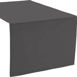 Sander Tischläufer Loft fleckabweisend Graphit Größe 50x140 cm