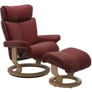 Stressless Sessel Magic M | Classic Untergestell Paloma Cherry Eichefarben