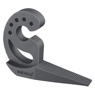 Wenko Türstopper MultiStop 50511100 aus Kunststoff, Fensterstopper, anthrazit