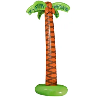 W WIDMANN MILANO Party Fashion - Aufblasbare Palme | 180 cm tropische Dekoration für Sommerfeste, Beach- und Hawaii-Partys