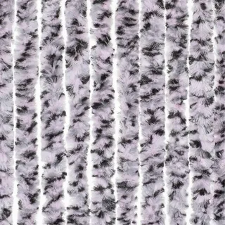 Moritz Flauschvorhang aus Chenille 90 x 220 cm pink grau schwarz meliert Türvorhang als Fliegenschutz Insektenschutz für Camping Wohnwagen