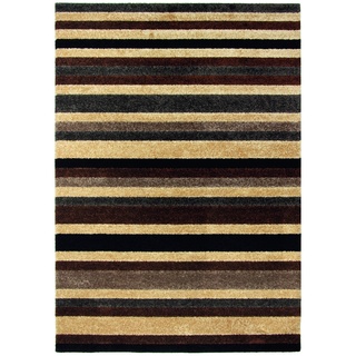 Dandy Stripey Linea Indoor-Teppich, Polypropylen-Fasern, braun, 200 x 140