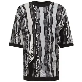CARLO COLUCCI T-Shirt Favetta grau|schwarz XXL