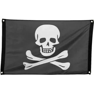 Boland Fahne Pirat 60 x 90 cm Polyester Totenkopf