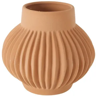 Boltze Home Keramikvase, Orange, Keramik, 16 cm, Dekoration, Vasen, Keramikvasen