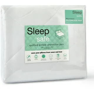 Emma Barclay Wasserdichter gesteppter Matratzenschutz aus Mikrofaser, 100% Polyester, Weiß