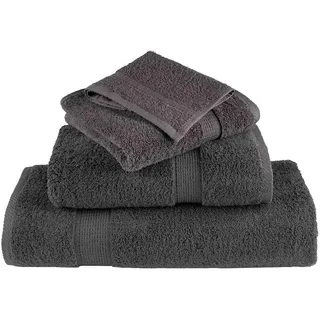 vidaXL SOLUND Handtuchset 25-tlg. Anthrazit