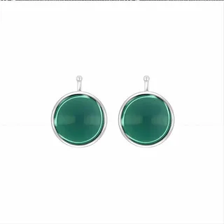 HEIDE HEINZENDORFF Einhänger für Ohrschmuck HEIDE HEINZENDORFF System-Anhänger Glas Grün 22210010960