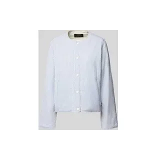 Jacke mit Rundhalsausschnitt Modell 'GABI', Offwhite, S