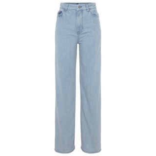 BOSS ORANGE Weite Jeans Marlene High Rise Hochbund High Waist Premium Denim Jeans im 5-Pocket-Style blau 28