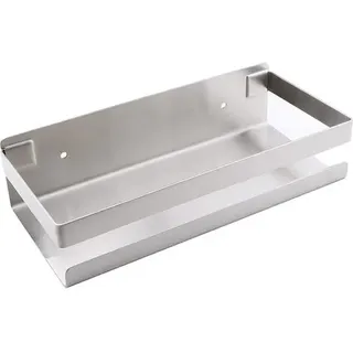 30 Cm Breites, Bohrfreies Küchenregal Mit Klebebefestigung Zur Wandmontage, Gewürzregal Aus Edelstahl 304, Multifunktionales Regal Für Küche Und Bad.
