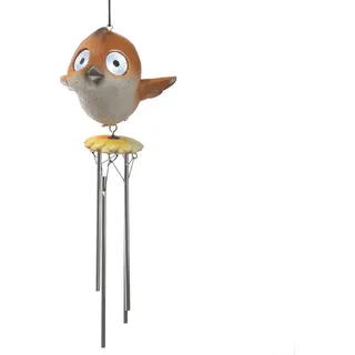 MARELIDA Windspiel LED Solar H: 29 cm Braun