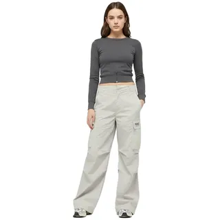 modische NIKE NSW Woven Damen Cargo-Hose Web-Hose mit aufgesetzten Taschen Baumwoll-Hose HM4322-014 Hellgrau - M