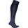 Academy Stutzenstrümpfe Blau/Weiß XS