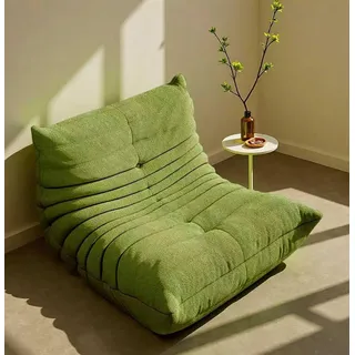 Kadxyan Togo Kaminsessel, Sitzsack-Sofa, Boden-Loungesessel, Armloser Akzentstuhl, Weiches Wildleder, Komprimierbar Für Erwachsene, Für Wohnzimmer, Schlafzimmer, Büro Und Salon