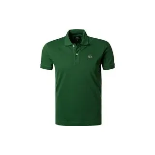 LA MARTINA Herren Polo-Shirt grün Baumwoll-Piqué Slim Fit, grün, NOS