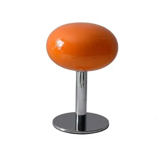 SXYSXYSXY Nordic Glas Tischleuchte Kreatives Design Schlafzimmer Nachttischlampe Vintage Einfache Tischlampen dekorative Tischlampe E27 Wohnzimmer Hotel 20 * 27CM,Orange