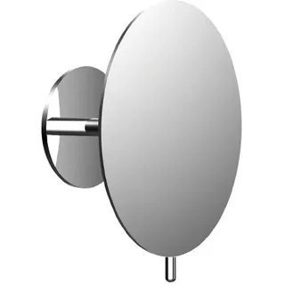 Frasco Klebespiegel rund, Ø 20 cm, 3- fach Vergrößerung mit Griff, Kosmetikspiegel, 8369 011 02, chrom