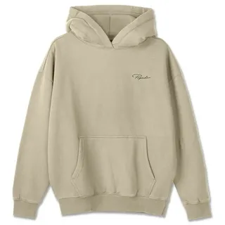 PEGADOR Kapuzensweatshirt Pike Oversized Hoodie Baumwollmischung, oversize beige XS