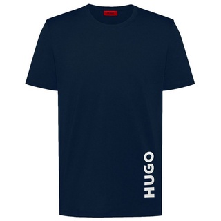 HUGO T-Shirt T-Shirt RN Relaxed mit UV-Schutz blau