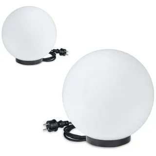 Home4Living Kugelleuchte Kugelleuchten 2er Set 20/30cm weiß E27 inkl. 3m Anschlußkabel, ohne Leuchtmittel, Dekorativ weiß
