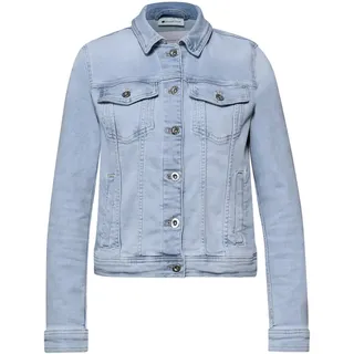 STREET ONE Jeansjacke mit Brusttaschen und Knöpfen - Blau