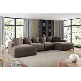 Fun Möbel Wohnlandschaft Sofa U-form Designersofa Megan In Salvador