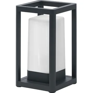 LEDVANCE Dekoleuchte Aluminium 20,3 cm Akku spritzwassergeschützt grau