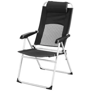 CRIVIT ® KLAPPBARER CAMPINGSTUHL / GARTENSTUHL mit komfortabler Nackenstütze