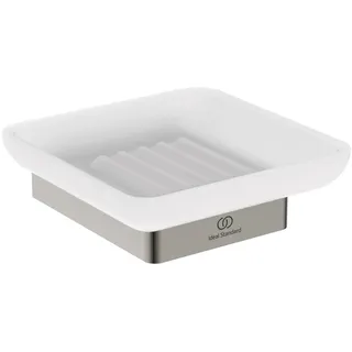 Ideal Standard Conca Seifenschale Edelstahl Silber/Weiß
