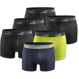Puma Boxershorts 6er Pack black/blue/green M