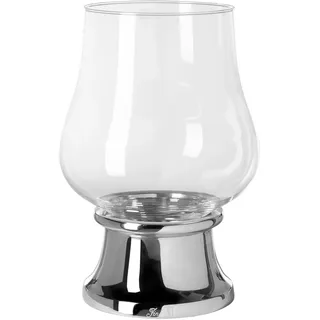 Fink Windlicht PALINA Glas Silber
