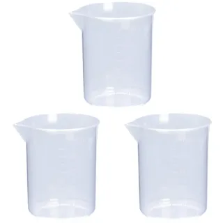 Rayher 34457000 Messbecher klein, Volumen 100 ml, 52 mm ø, 60 x 72 mm, mit Ausguss, ohne Griff, Kunststoff, zum Mischen, Abmessen, Anrühren von Kreativmaterial wie Farben, Beton, Harzen
