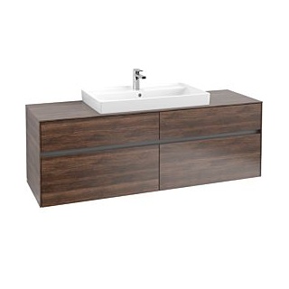 Waschbeckenunterschrank 160 x 55 cm Arizona Oak