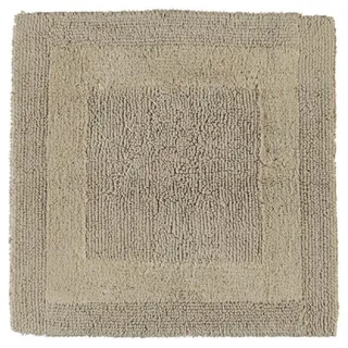 CAWÖ Badteppich Luxus Badteppich 1000 Beige 60 x 60 cm