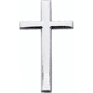 Verzierwachs Wachsmotiv Wachsornament Kreuz Silber