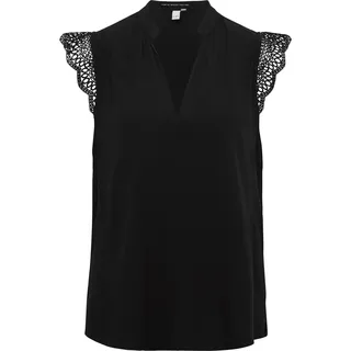QS Blusentop schwarz 32